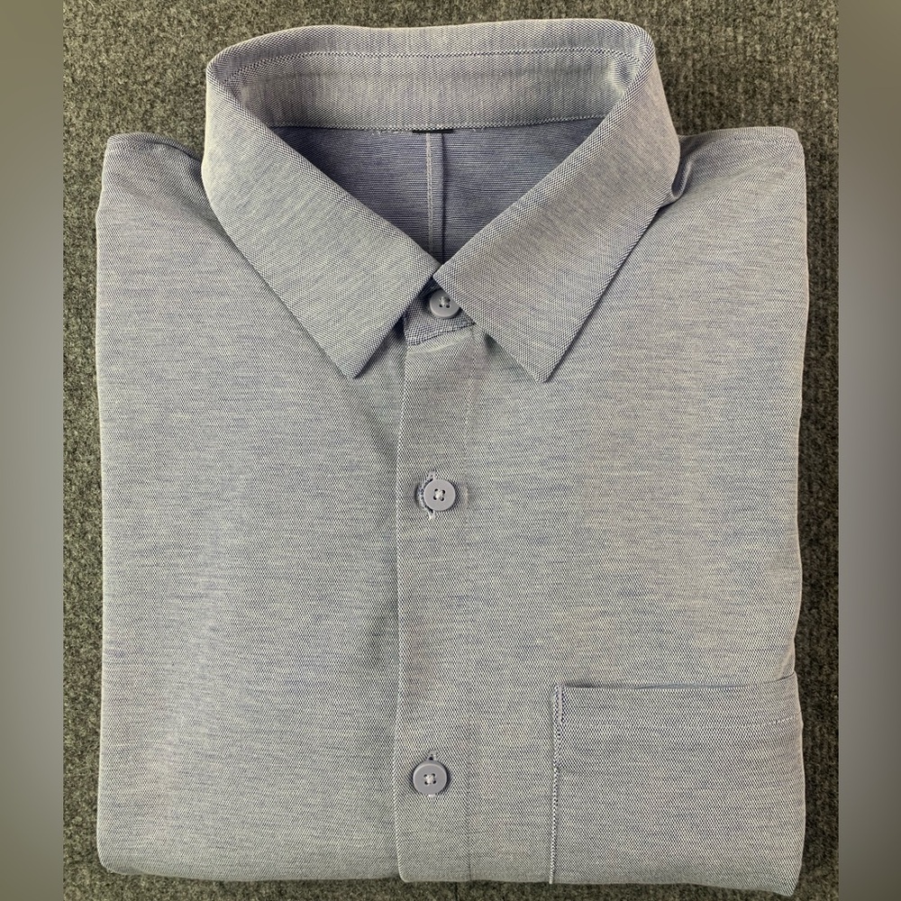 Men's Classic Light Blue Button-Down Shirt